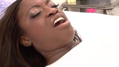 Sexy Ebony Queen Receives A Hard Pounding By A Humungous African Fuck Stick - videomanysex.com