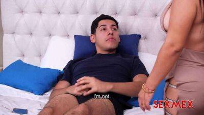 New - STEP-MOM MAIA SANZ & HER Ample Bosoms. BLOWJOB ACTION - veryfreeporn.com