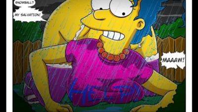 Uncensored Anime Parody: Big-breasted Marge in Explicit Encounter while Husband's Away - porntry.com