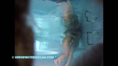 They Have Fun Together With His Hard Cock And The Underwater Jet - hclips.com