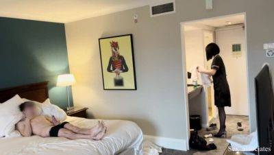 EXHIBITIONIST FLASHES MAID: I whip out my dick to a hotel worker and she assists me in ejaculating. - xxxfiles.com