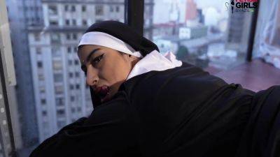 Two Perverted And Very Hot Nuns With A Priest With A Big Dick - upornia.com - Brazil