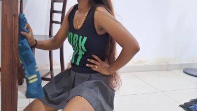 Stepbro Fucks His Blonde Stepsis By Surprise While Cleaning The Room - desi-porntube.com - India