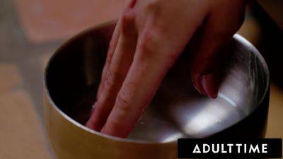 ADULT TIME - Masseuse Katie Kush CAUGHT FUCKING CLIENT During Nuru Massage! INSANE SLIPPERY 3-WAY - txxx.com