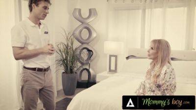 MOMMY'S BOY - Horny Stacked GILF Wants EXTRA Care From Her Handsome Personal Home Support Worker - hotmovs.com