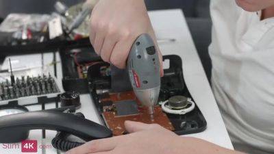 Big-breasted Teen 18+ In Knee-high White Socks Gets Fucked In The Ass And Covered - hotmovs.com