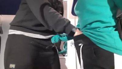 Sizzling Lesbian Encounter with a Mystery Woman in a Train Car - Illusion Girls - veryfreeporn.com