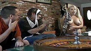 Sugar Kane is a slutty blonde chick with big tits and an appetite - ah-me.com