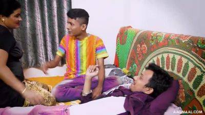 Husband And Friend Uncut (2024) Bengali Hot Short Film - desi-porntube.com - India