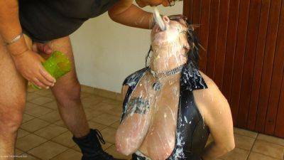 Dirty Face Fuck With Yogurt & Milk Pt2 - hclips.com