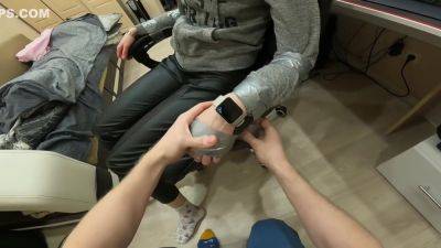 Silver Tape Bondage - hclips.com