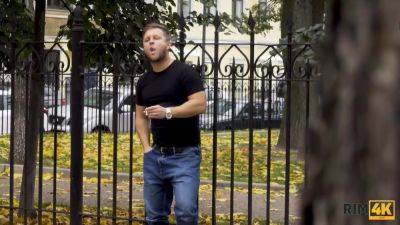 Adventurous Honey Fulfills Strangers Dirty Fantasy And Asslicks Him - hotmovs.com - Russia