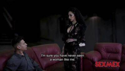 Sensual vampire woman, Kitzia Suarez: shaved pussy, cum, sex. - xxxfiles.com