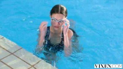 Alberto Blanco - Sultry Evelin, petite beauty, drives Alberto wild with skinny dipping seduction and passionate play - xxxfiles.com