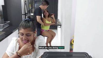 Stunning step-sister Jassi Palmas enjoys a tasty kitchen tryst! - porntry.com - India - Usa