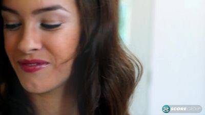 Charity Crawford Pumps Her Pussy on a Lucky Nerd's Cock - hotmovs.com