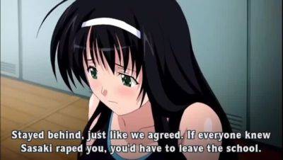 Hentai student in a locker room gangbang - porntry.com