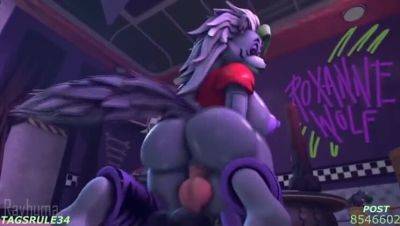 Uncensored 3D Compilation: Roxanne Wolf from FNAF in Porn - porntry.com