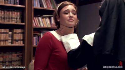 Coeds Bound And Whipped By Milf Nun - hotmovs.com