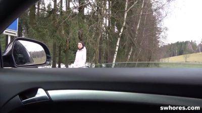 Nasty Street Slut Tasting Fresh Cum By - hclips.com