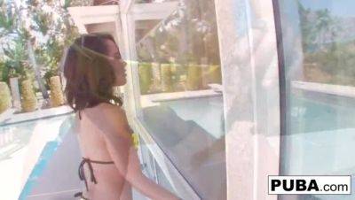 Kristina Rose - Kristina Rose's Solo Pool Pleasure - veryfreeporn.com