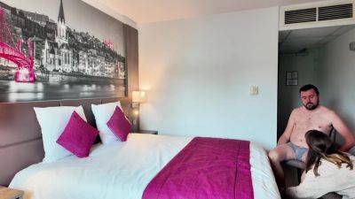 Cuckold - I Fuck With My Secret Lover In Front Of Stepdaddy Tied Up - upornia.com