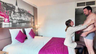 Cuckold - I Fuck With My Secret Lover In Front Of Stepdaddy Tied Up - upornia.com