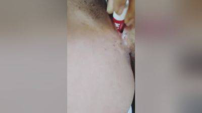 Hard Orgasm Pussy Fuck With Lip Balm - desi-porntube.com - India