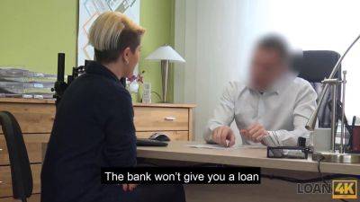 Amy douxxx gets naughty with the loan officer during an interview - sexu.com - Hungary