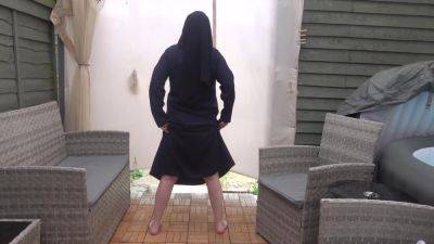 Wife In Burqa With Tiny Bikini Underneath - hotmovs.com