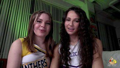 Liz Jordan - Teen Cheerleaders Liz Jordan & Adrianna Jade Caught by Lecherous Coach! - porntry.com - Jordan