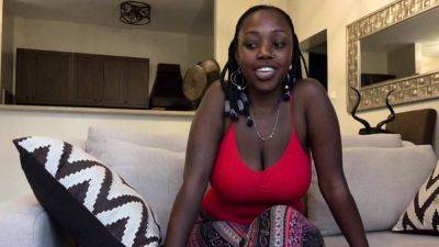 Big black naturals bouncing at casting - drtuber.com