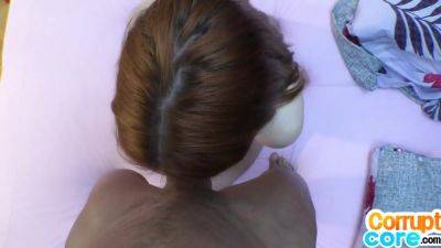 POV 21yo slut enjoy throating her BF before pussyfuck - hotmovs.com