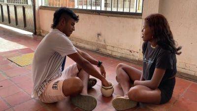 I Play On The Porch With My Stepsister To Hot Challenges - hclips.com