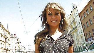 Hot Sexy - Tamed Teens Sexy European sucks cock suspended from ceiling - ah-me.com