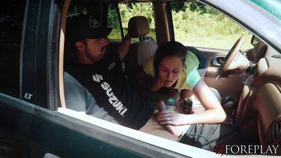 Swallowing Cum In The Car - upornia.com