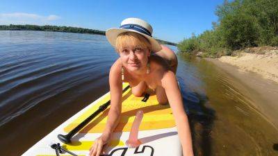 Blowjob And Dildo On Sup Board - hclips.com - Russia