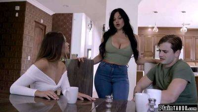 Nathan Bronson - Face Fuck - Mona Azar - Gizelle Blanco - Step-Mom Taboo: Nathan, Gizelle, & Mona in Forbidden Threesome - xxxfiles.com