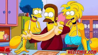 Flanders Banging The Simptoons' Hotties! Pepperoni Pizza! Sexy Cartoons - xxxfiles.com