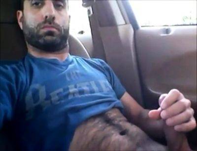 Osito peludo se divierte en el coche - drtuber.com