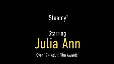 Cougar Combo Julia Ann and Vicky Vette Wet in the Steamroom - hotmovs.com