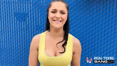 18 Year Old Serena Sterling Gets Her Pink Pussy Fucked - hotmovs.com