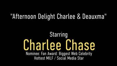 Mature MILFs Charlee Chase and Deauxma Fucking Lucky Manhood - hotmovs.com