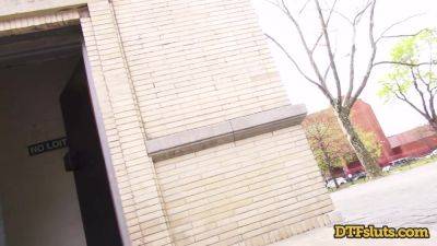 Adrianna Nicole Fucks In Her Apartment Instead Of A Public Bathroom - hotmovs.com