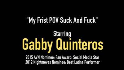 Spicy Latina Gabby Quinteros Rides Big Black Cock - hotmovs.com