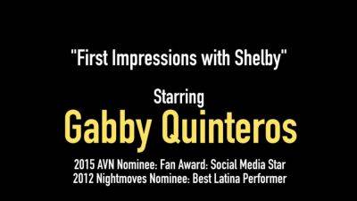 MexiMilf Gabby Quinteros Tongue Fucks Younger Shelby Paris - hotmovs.com