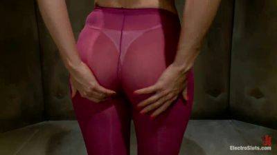 Sexy, Blonde Ashley Fires Subs For Electrosluts - Kink - hotmovs.com