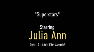 Busty Blonde Milfs Julia Ann Vicky Vette Cum while Eating - hotmovs.com