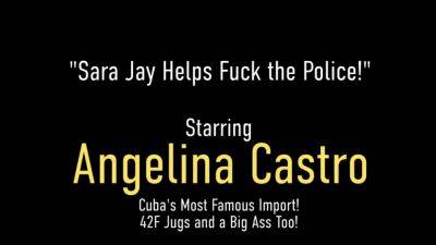 Big Assed Angelina Castro and Sara Jay Fucked Doggy Style - hotmovs.com