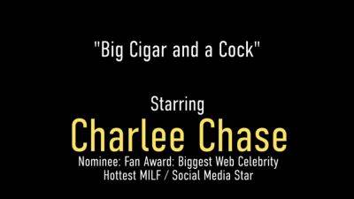 Hony Cougar Charlee Chase Gets Thick Cigar and Hard Dick - hotmovs.com